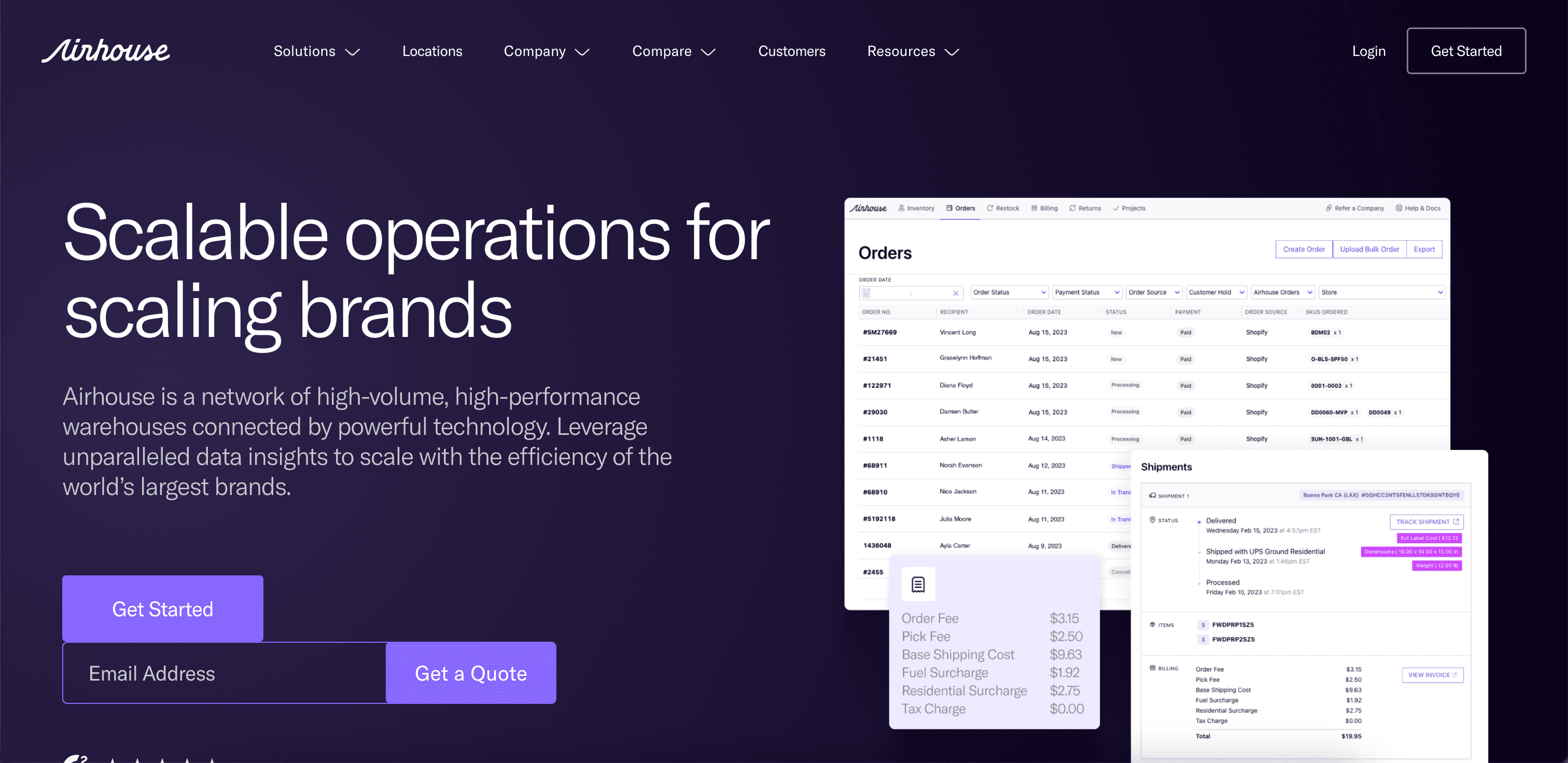Airhouse website screenshot