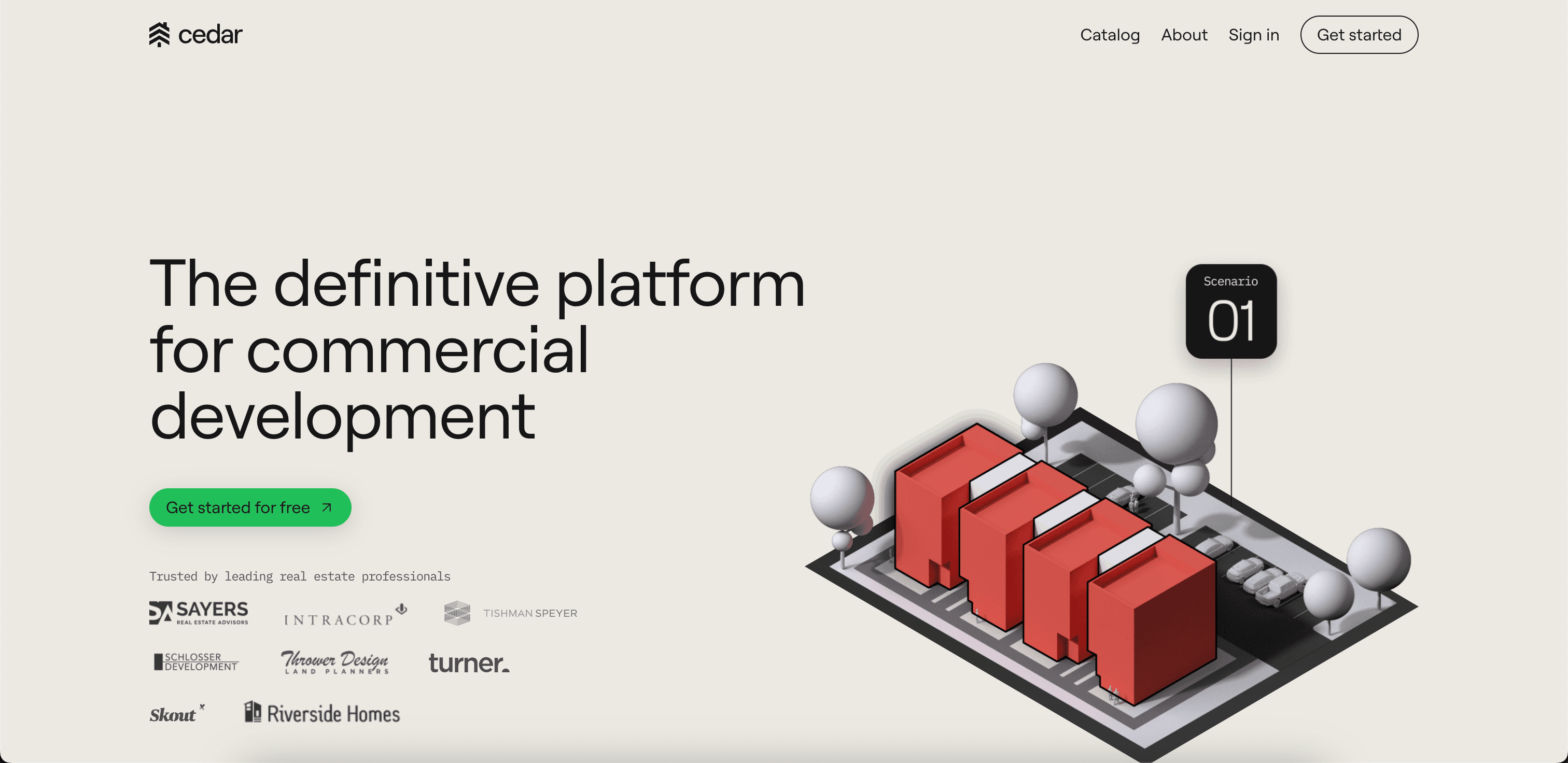 Cedar website screenshot