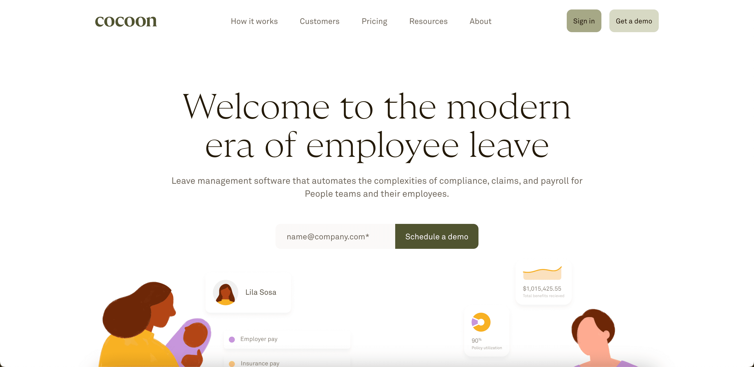 Cocoon website screenshot