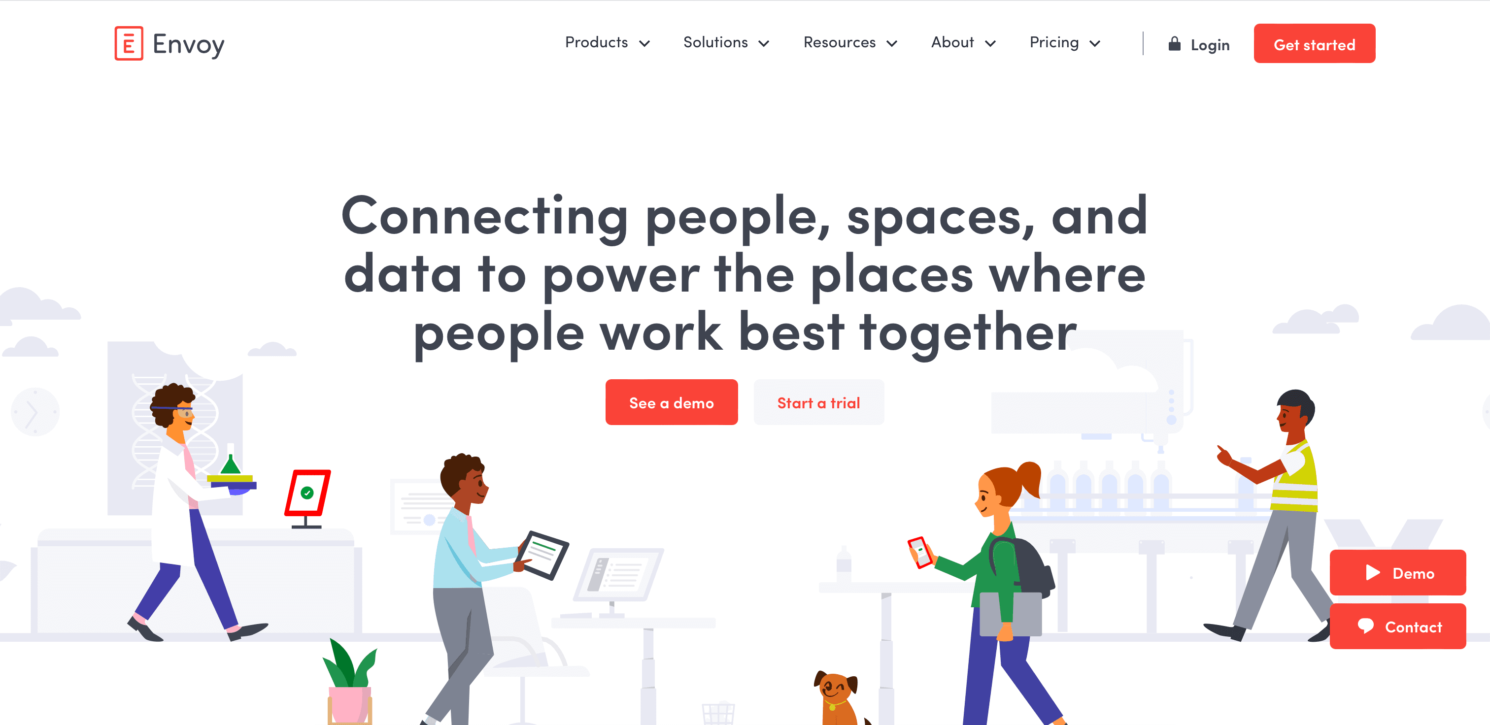 Envoy website screenshot