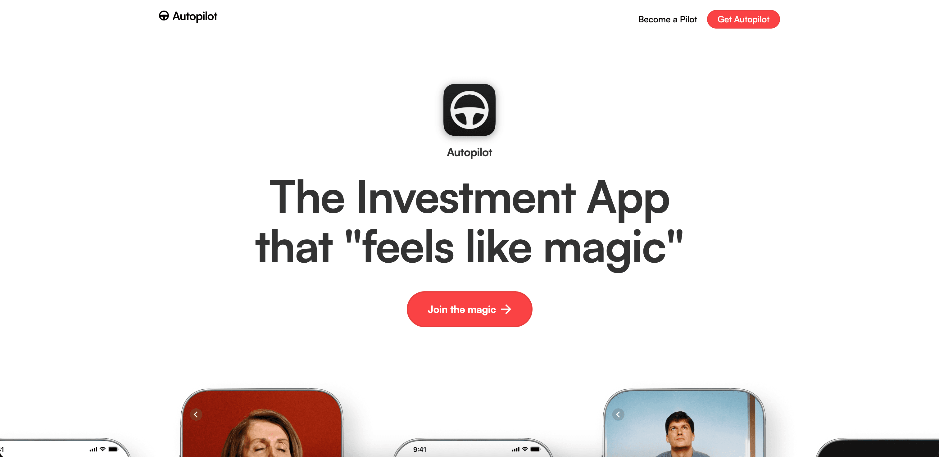 Autopilot website screenshot