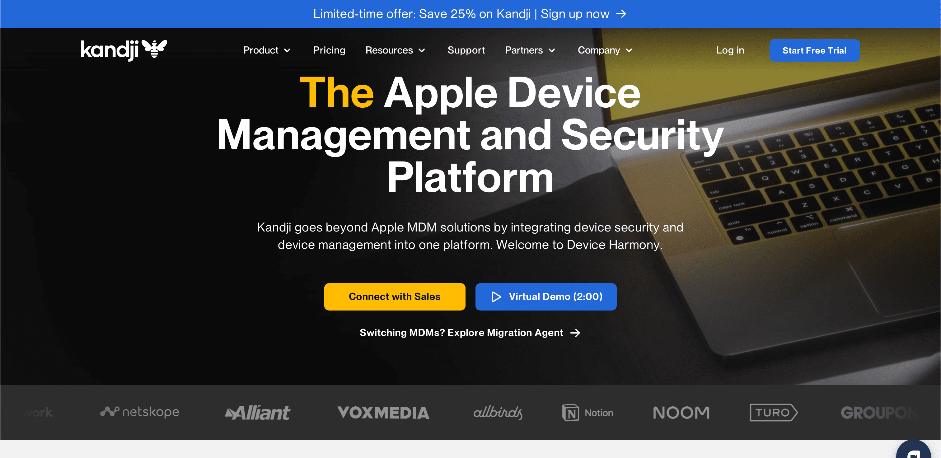 Kandji website screenshot