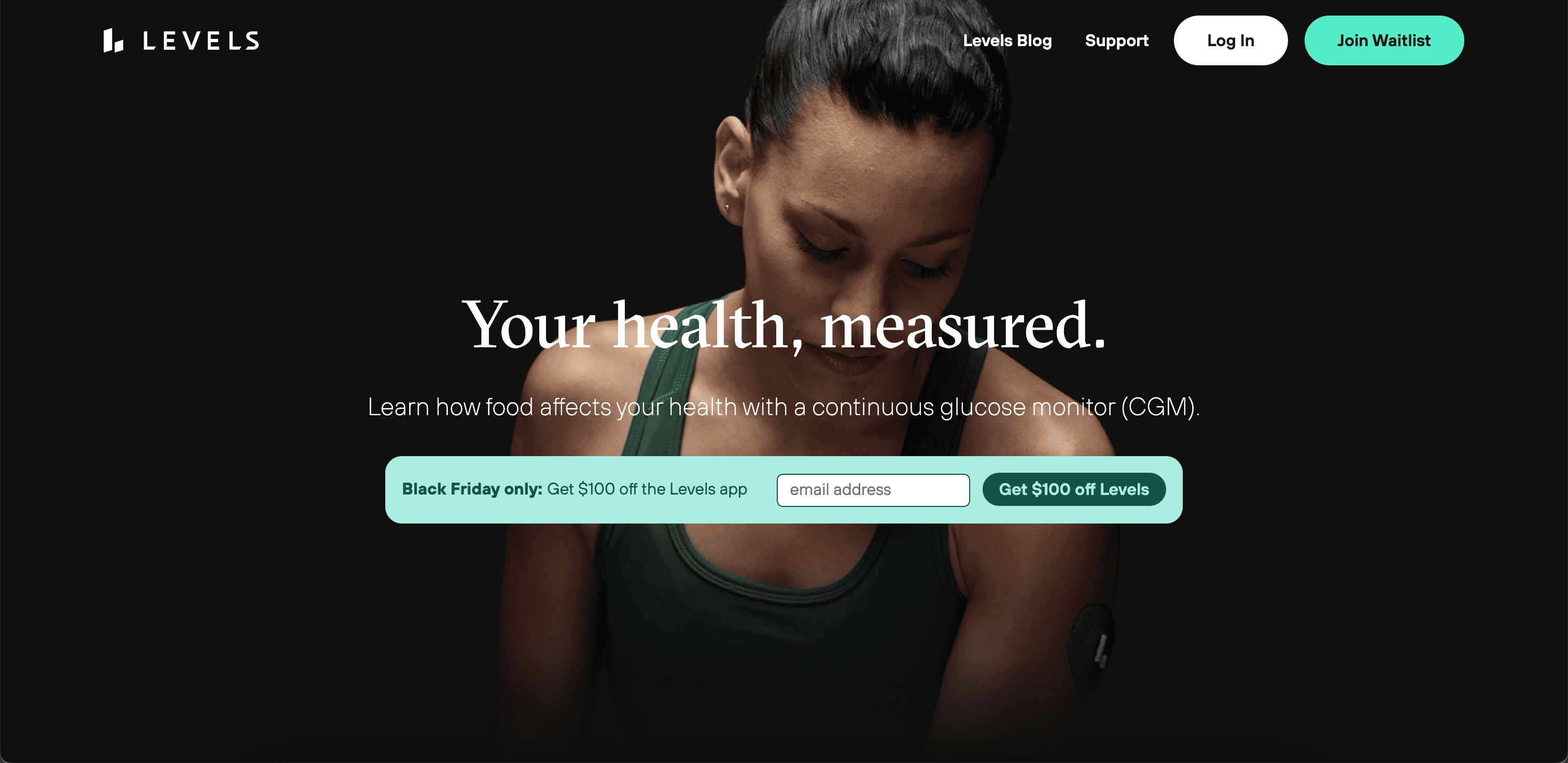 Levels website screenshot