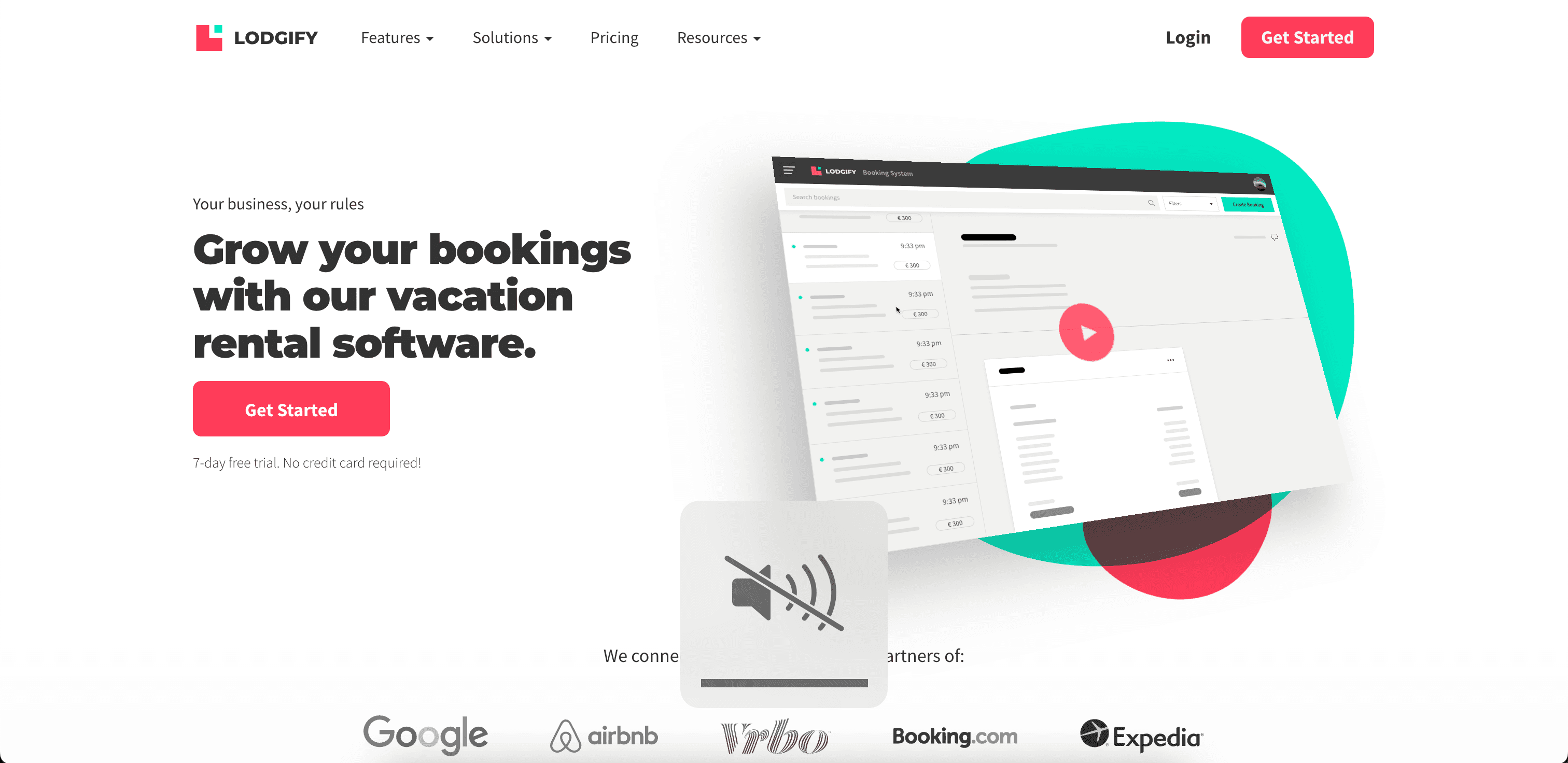 Lodgify website screenshot