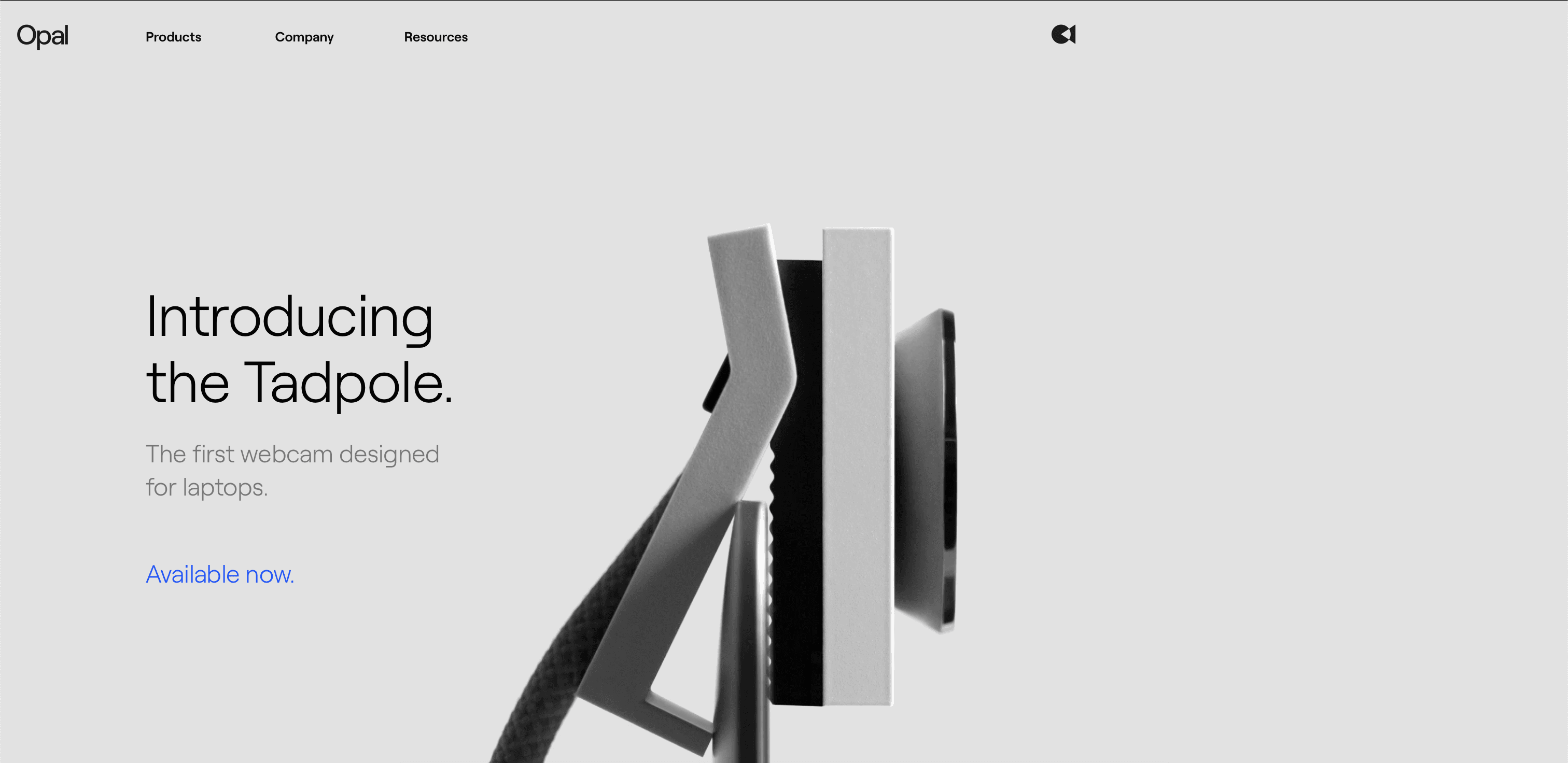 Opal website screenshot