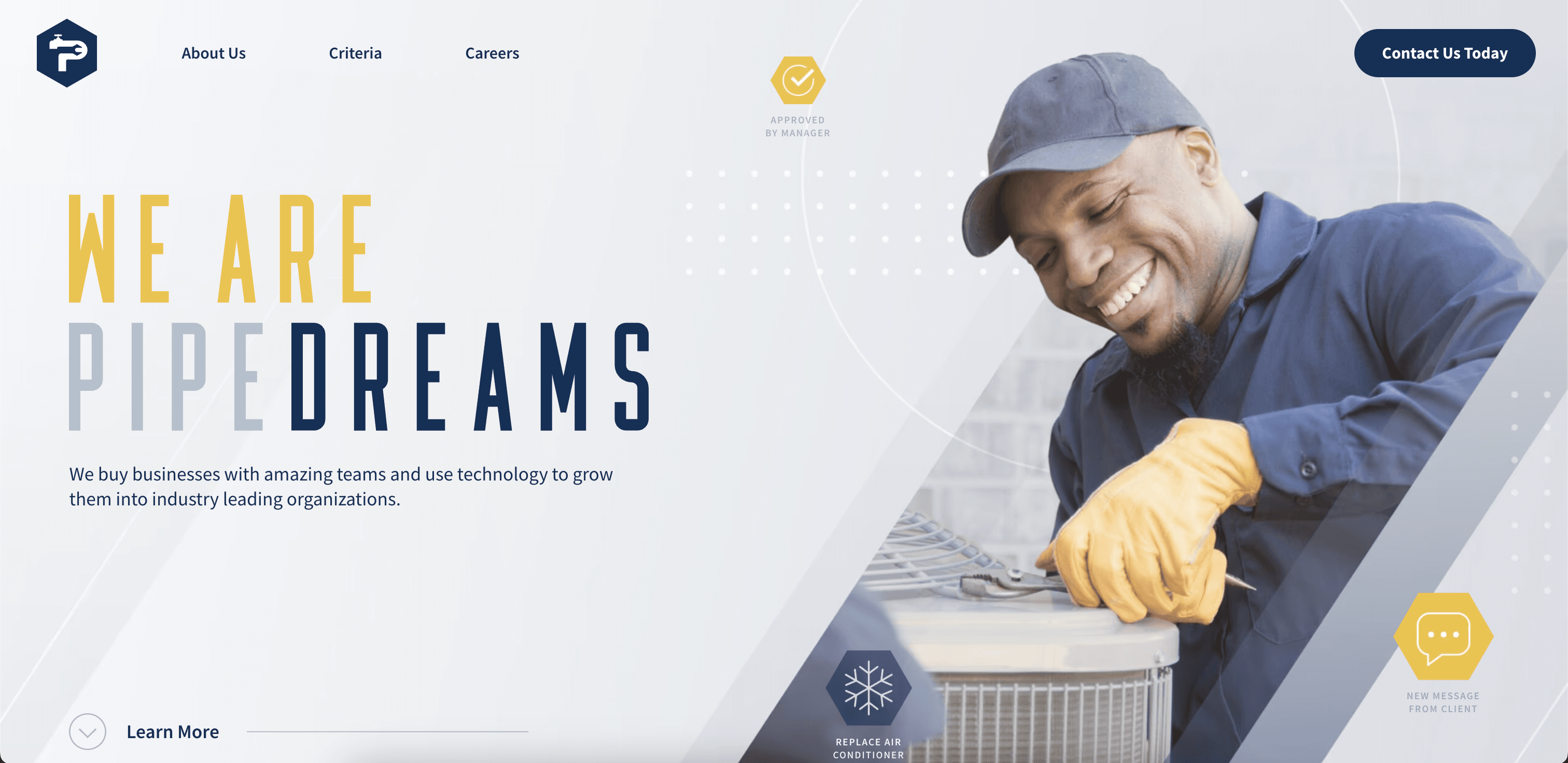 Pipedreams website screenshot