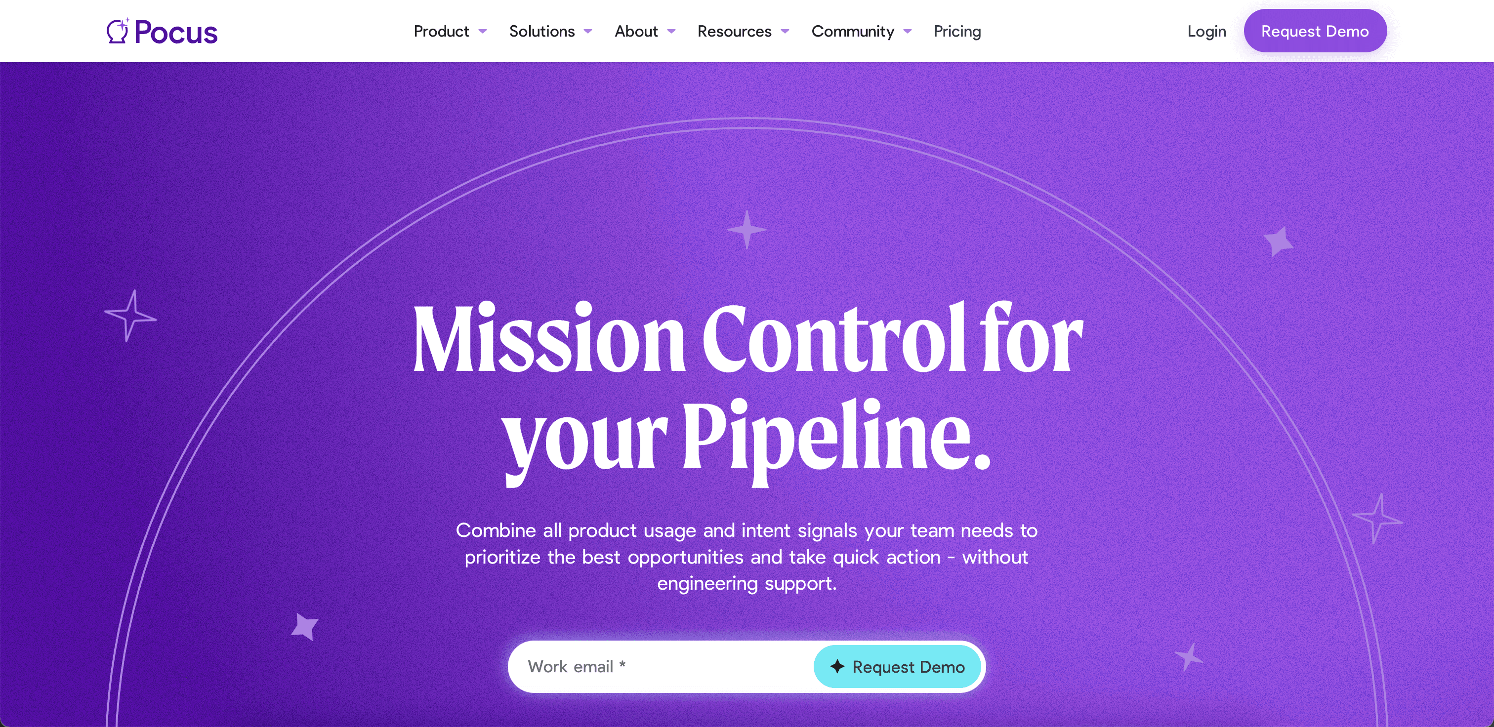 Pocus website screenshot