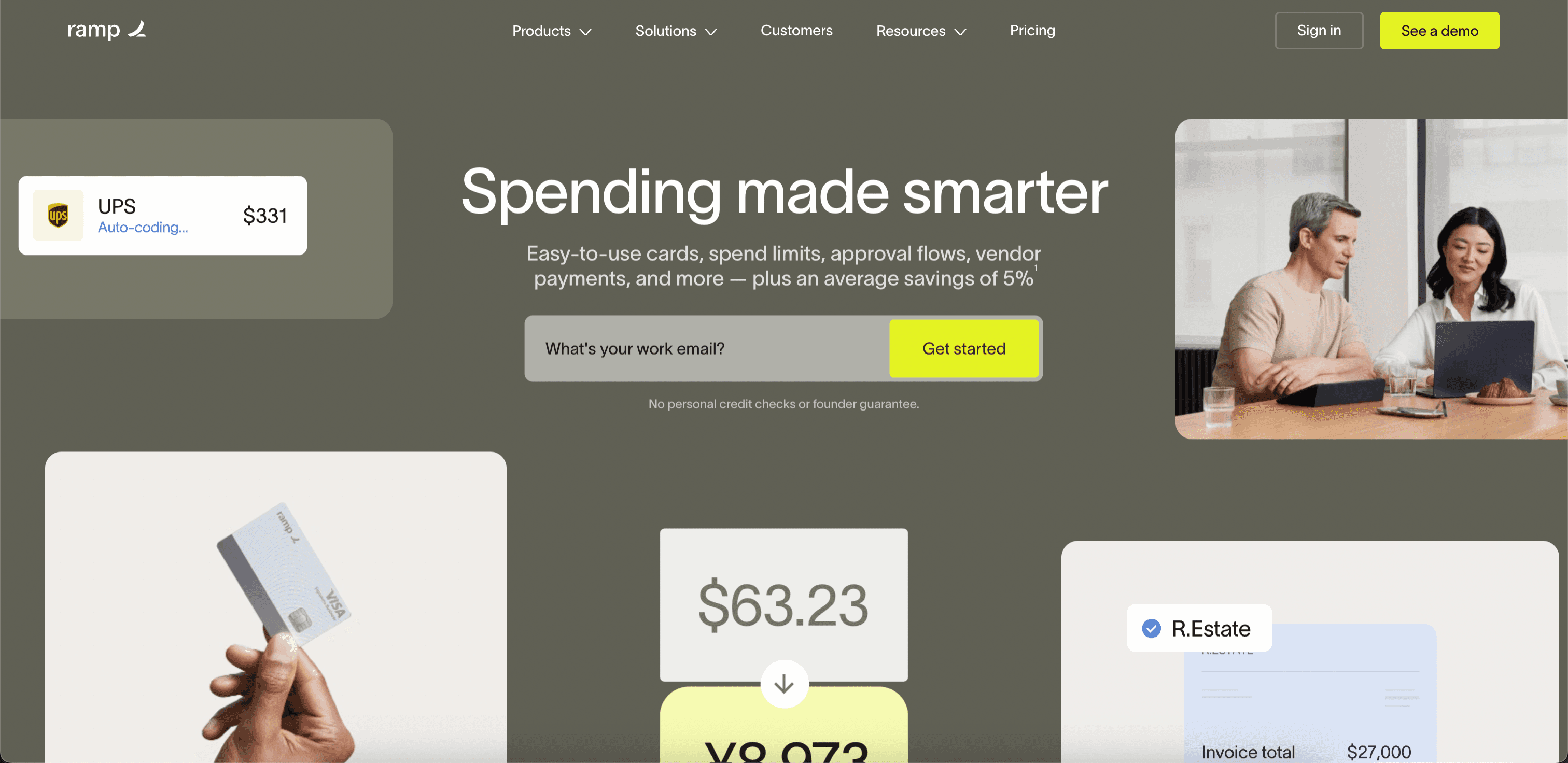Ramp website screenshot