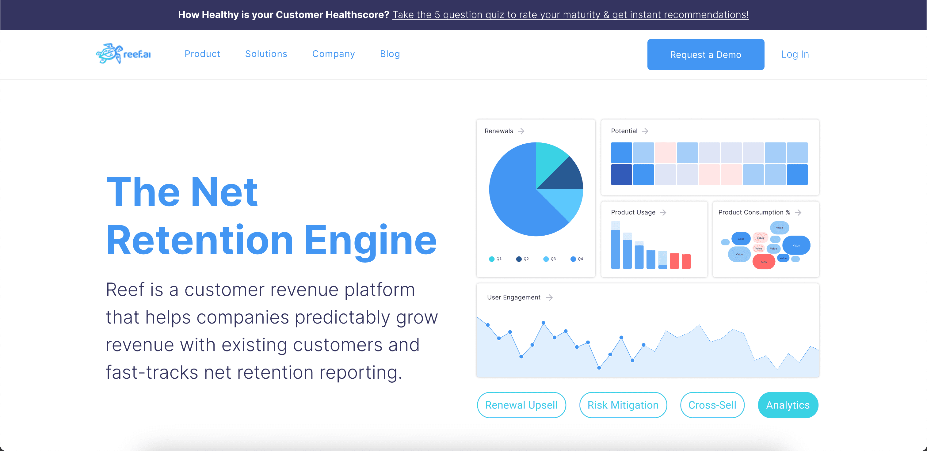 Reef.ai website screenshot