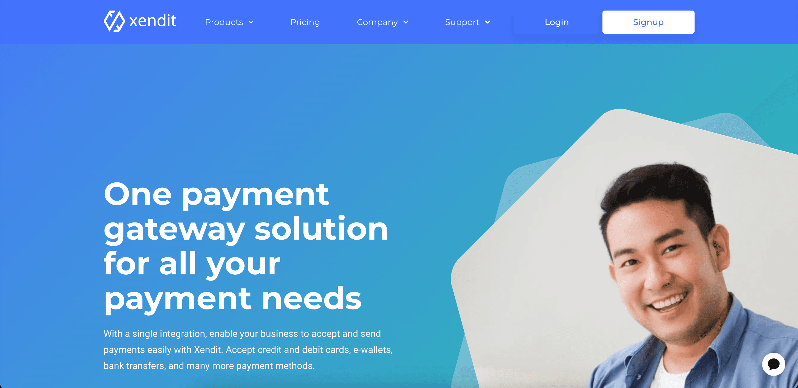 Xendit website screenshot