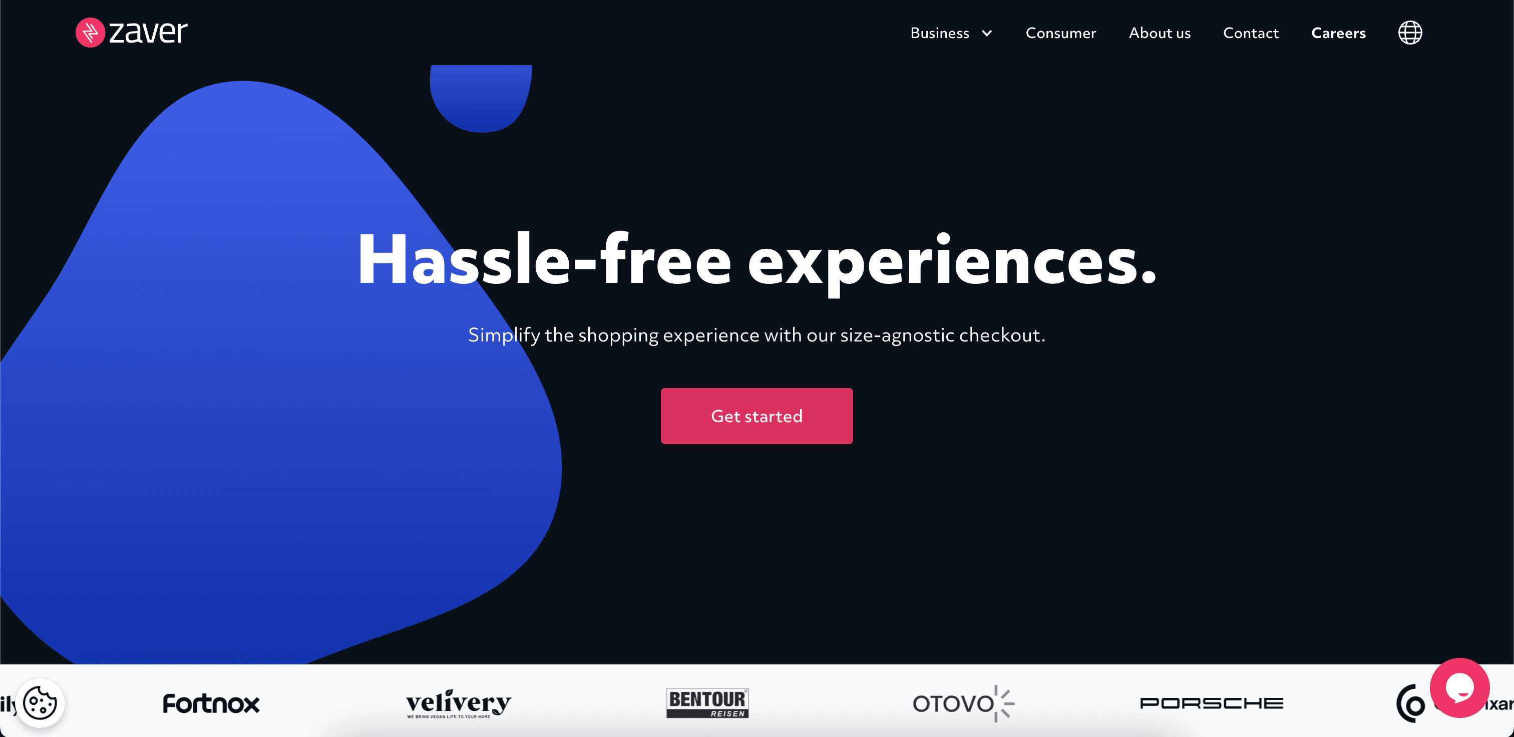 Zaver website screenshot